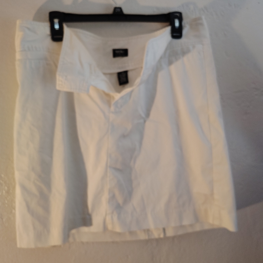 White mossimo Button-Up Skirt